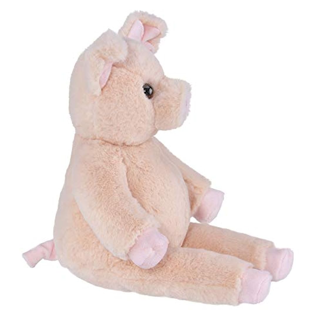 Peluche de cerdo color rosa de 15 in. Bearington Collection