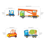 Adhesivos decorativos para pared, diseño de obra infantil