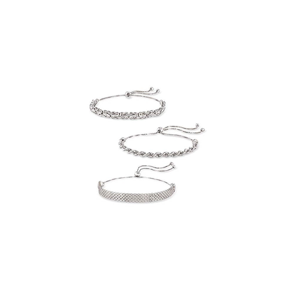 Pulseras Juego de joyas de plata de ley pulseras bolo