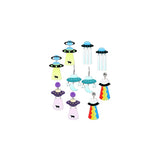 Aretes de acrílico para extraterrestres para mujeres 5 pares