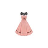 Disfraz Vestido estilo vintage de los años 50 talla S