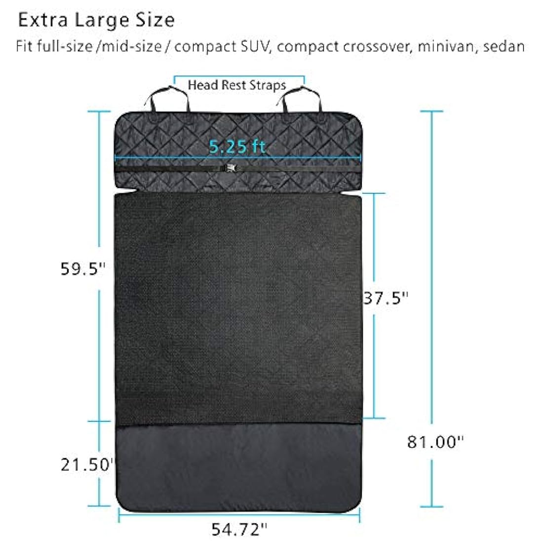 Funda impermeable para asiento de perro