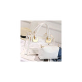 Bolsos de mano transparente para mujer 2 unidades con asa