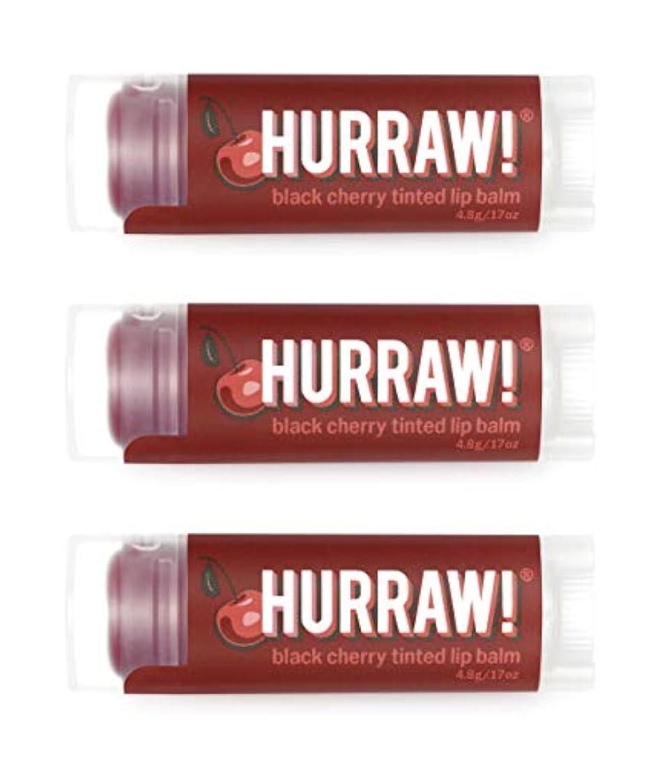 Bálsamo labial juego por hurraw, varios sabores.
