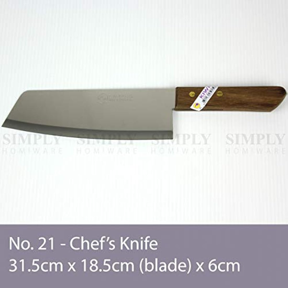 Kiwi cuchillo de chef tailandés de 8, de acero inoxidable