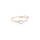Pulseras para mujer tono oro rosa y acabado de rodio