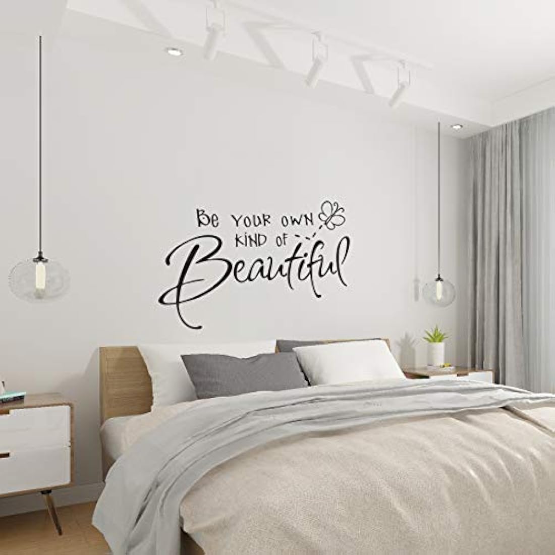 calcomanía de vinilo mariposa decoración  dormitorio adolescente niña