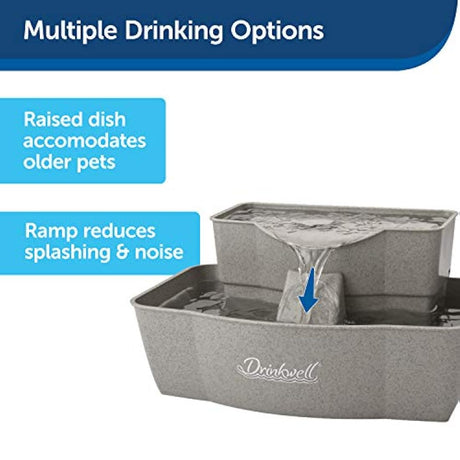 Bebedero fuente de agua de varios niveles para mascotas