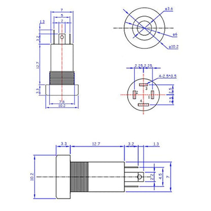 Conector de audio y vídeo con conector jack