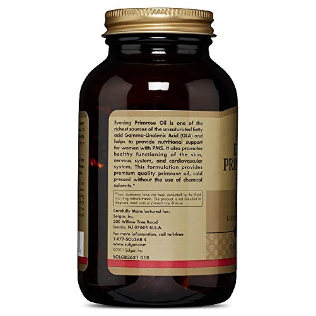 Solgar-Aceite de Primrose de Noche, 500 mg Softgels,00232398