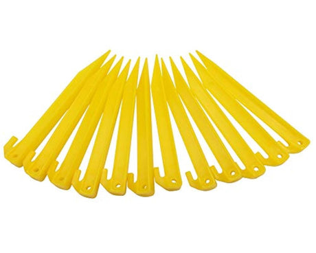 Juego de 24 pinzas de plástico para tienda de campaña