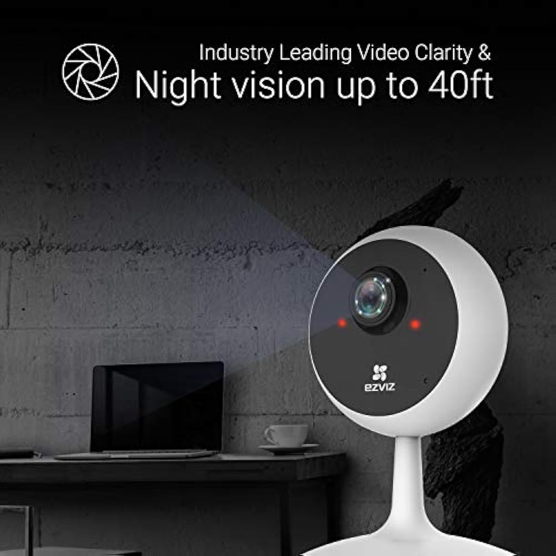 Cámara de seguridad EZVIZ C1C 1080p/720p WiFi interior