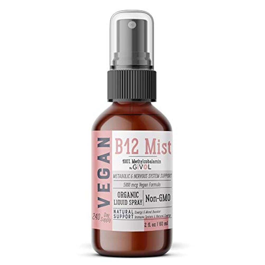 RECURSO LÓGICO Metilcobalamina vegana - Vitamina B12 Líquido