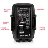 Parlante Portátil autoamplificado negro PYLE-PRO PPHP849KT.5