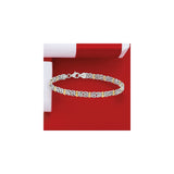 Pulseras y tobilleras de plata de ley