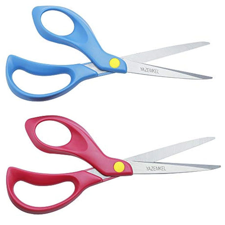 YAZEMKEL Tijeras de mano izquierda de acero inoxidable 7.9