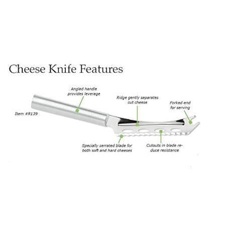 Rada cubertería R139 cuchillo de queso con mango de aluminio