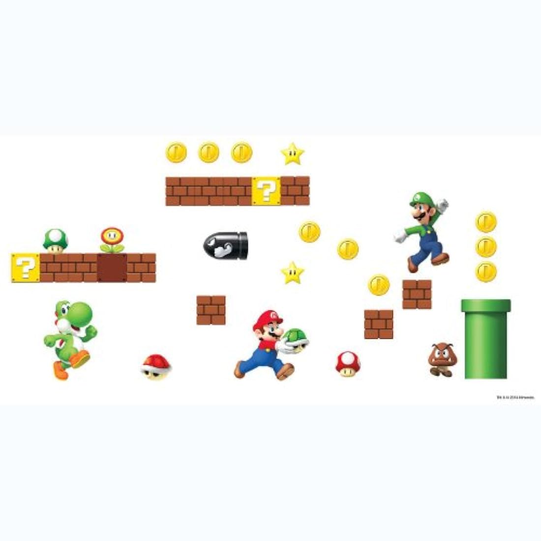 Vinilo adhesivo para Nintendo Super Mario