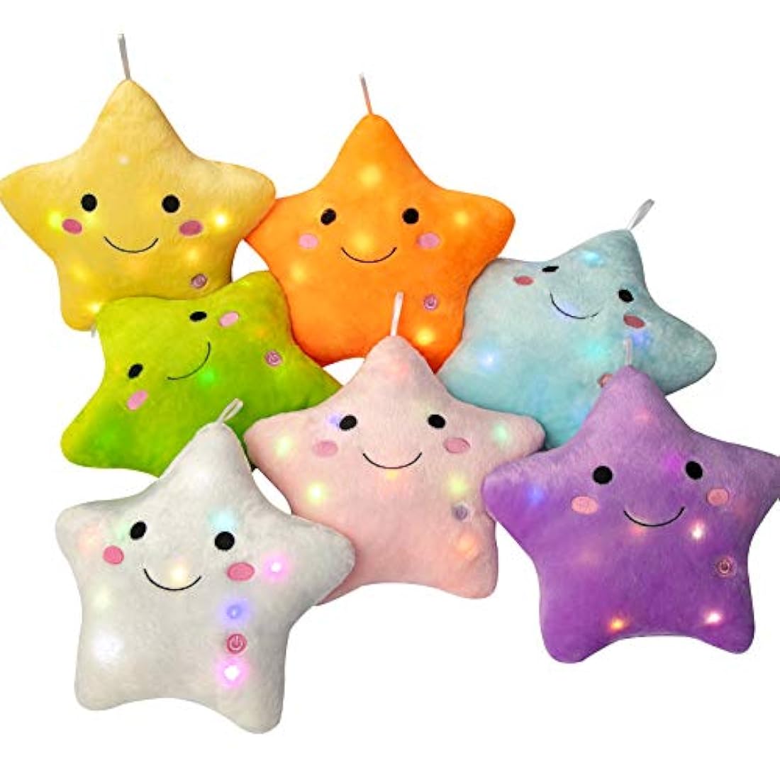 Peluches Almohadas de peluche con luz nocturna LED