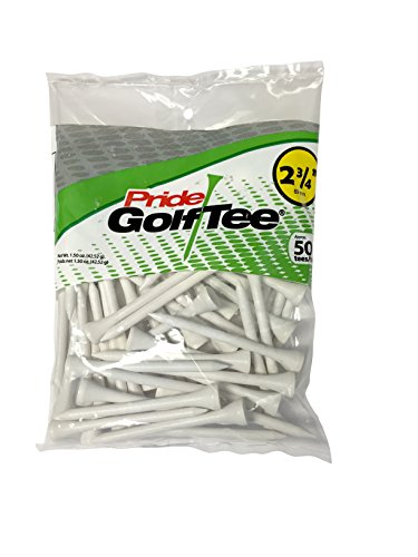 Golf Tee - Tee de lujo de 2-3 / 4 pulgadas-500 Count Blanco