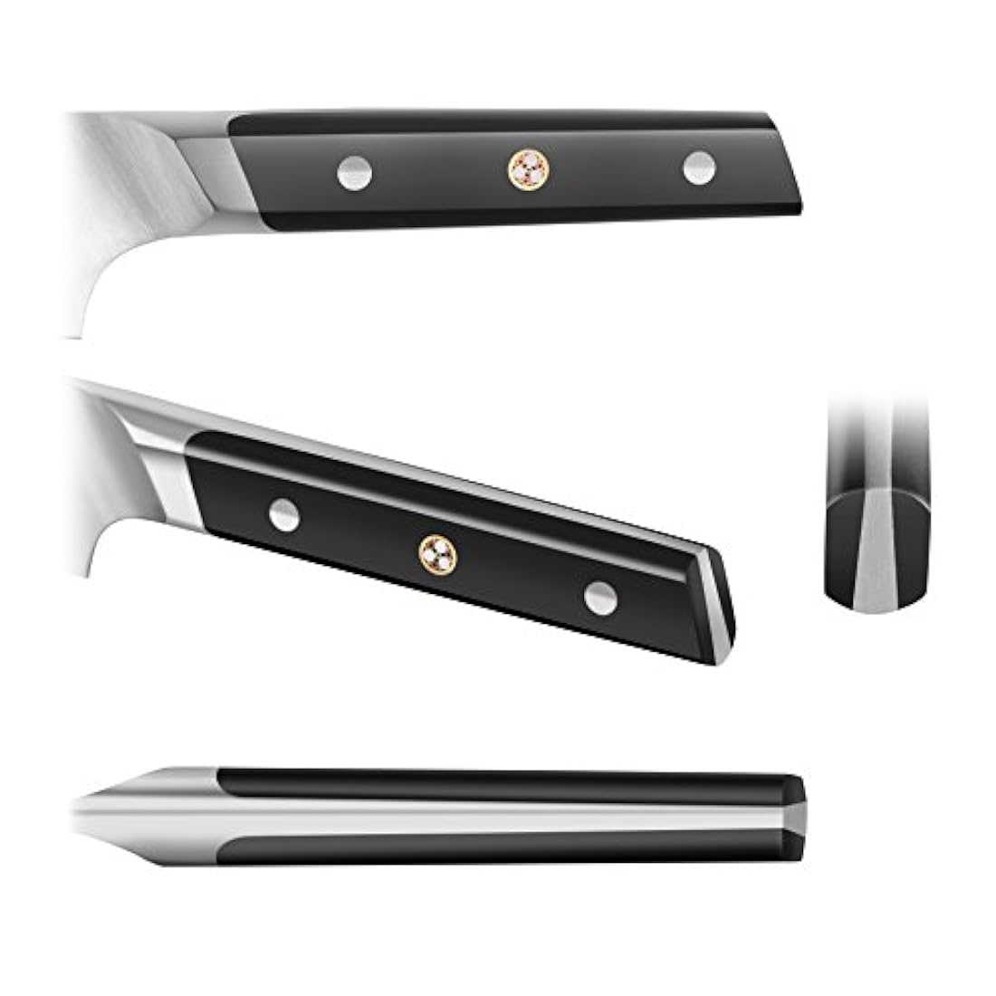 Acero Forjado Pelar de 2.75 pulgadas Cuchillo y madera
