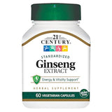 21st Century Ginseng Extract Veg Cápsulas 60 unidades