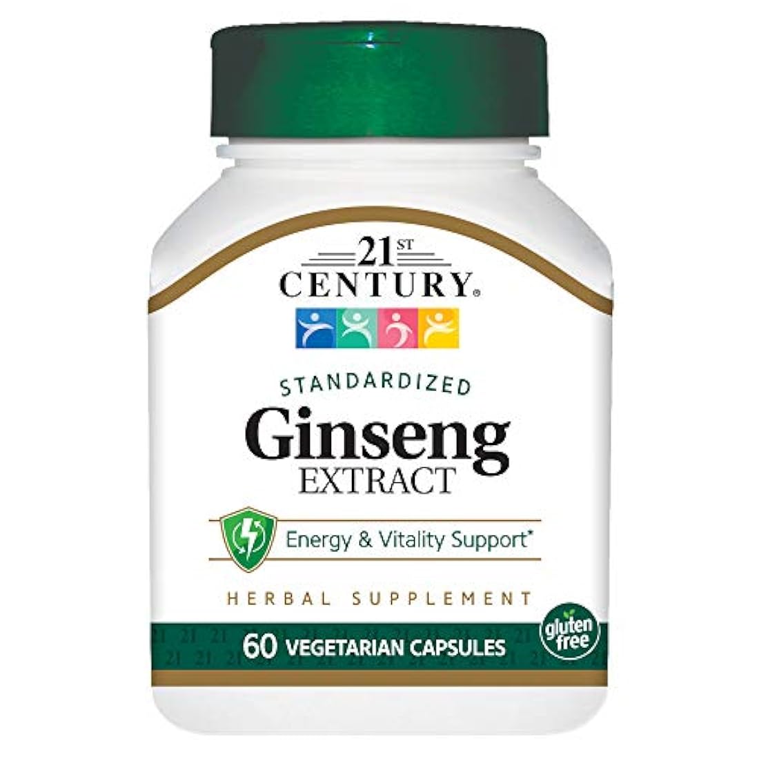 21st Century Ginseng Extract Veg Cápsulas 60 unidades