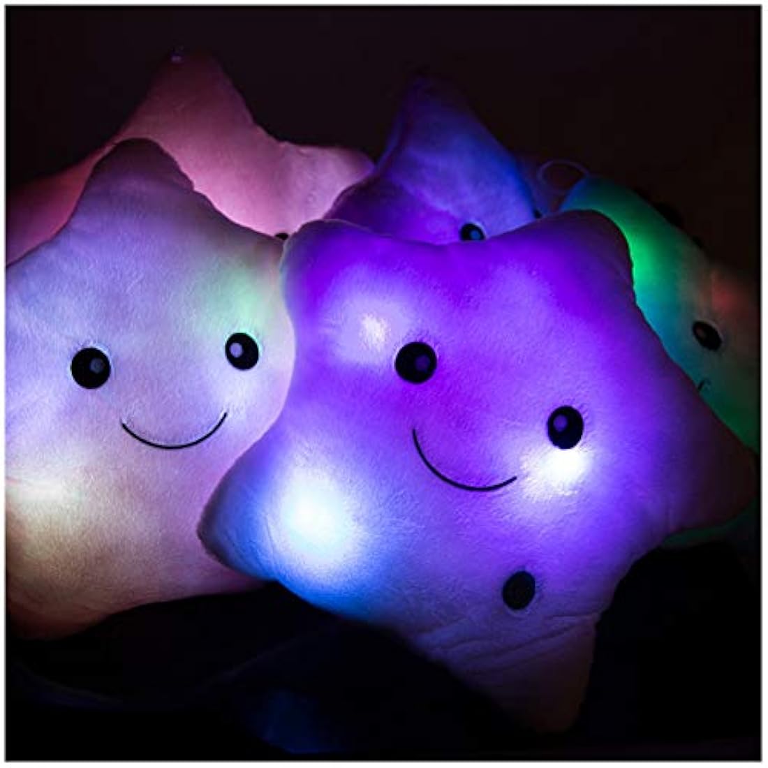 Almohada de peluche con forma de estrella