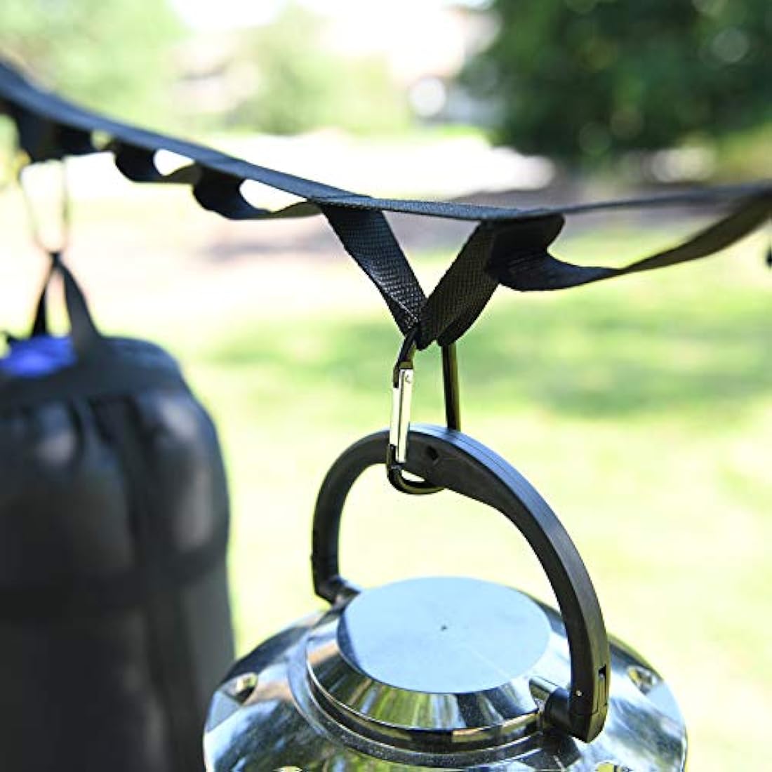 Correa para colgar suministros de camping o jardín