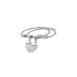 Pulseras Juego de pulseras dije de corazón para madre