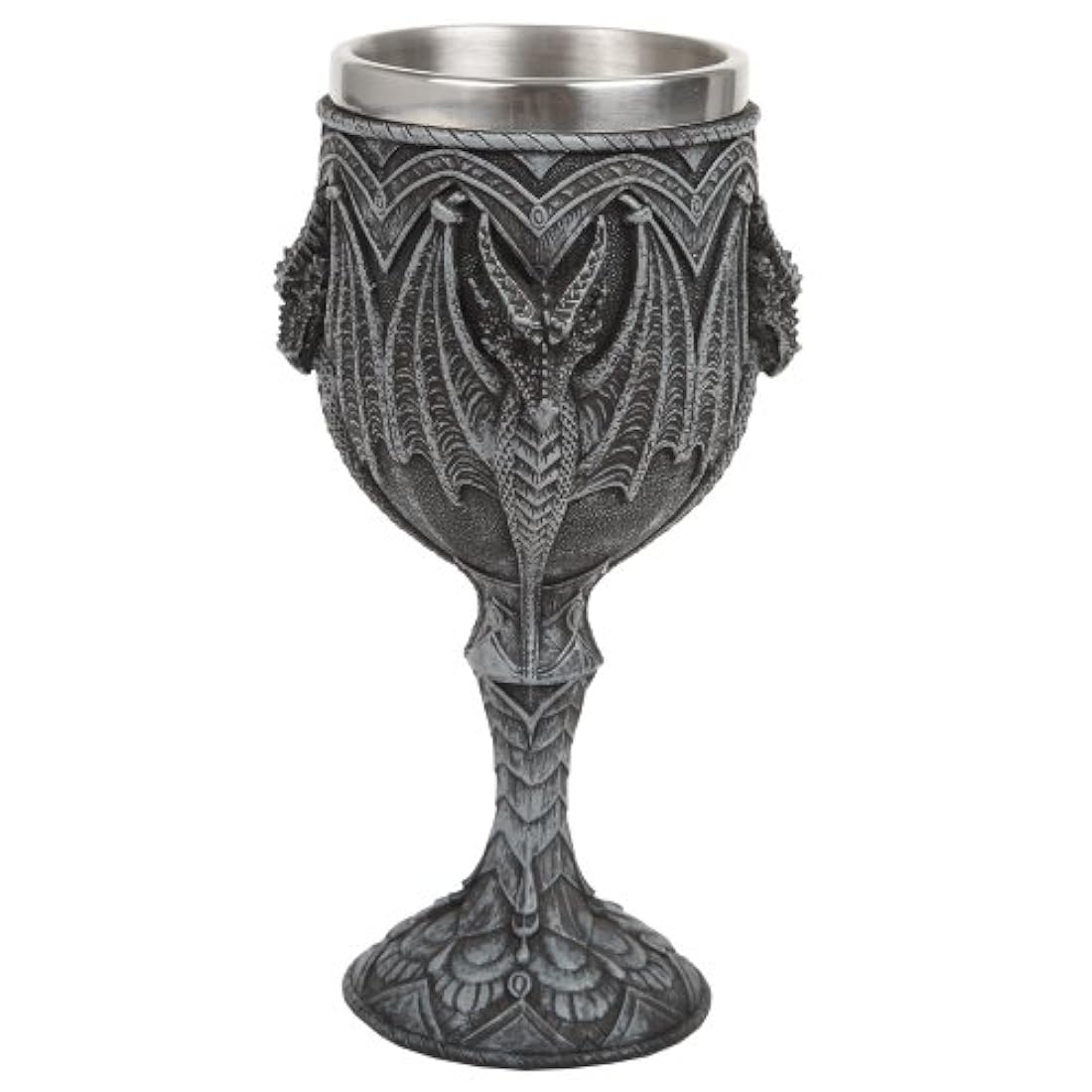 PTC Taza de vino, diseño de dragón medieval de 6,75
