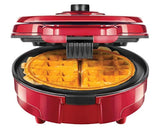 Chefman - Waffle belga antidesbordamiento, , , Rojo