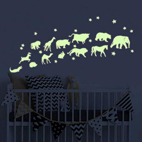 Benbo Unicorn calcomanías de pared que brillan  oscuridad