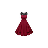 Vestido de cóctel para mujer estilo vintage talla L