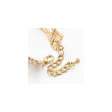Pulseras de cristal chapadas en oro y plata