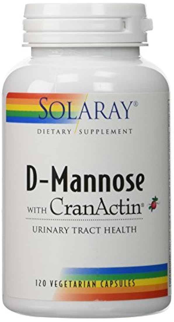 D-Mannose con CranActin 2 unidades Solaray 120 Vcaps