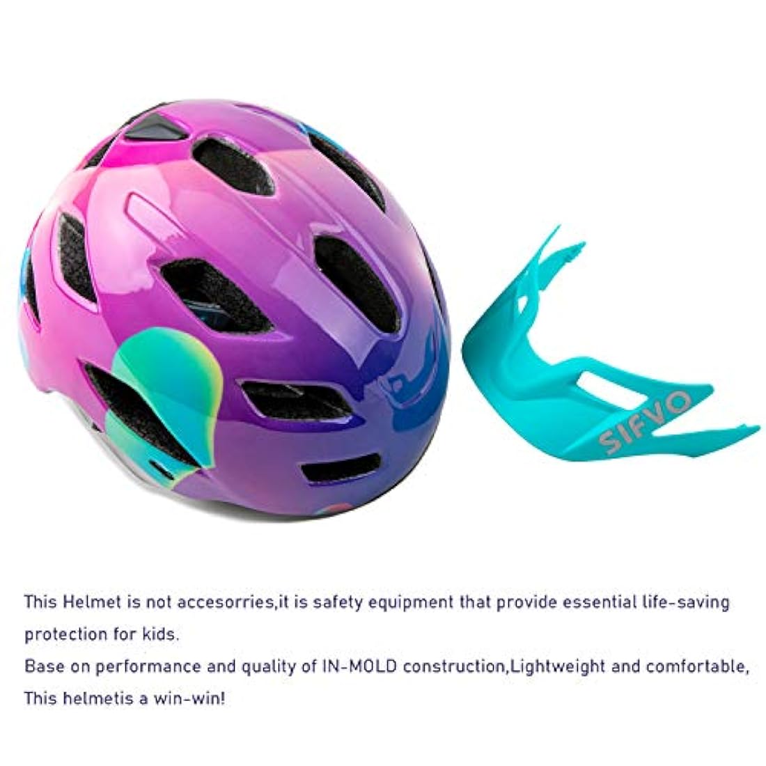 Cascos de ciclismo Casco de bicicleta para niños y niñas