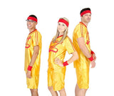 Dodgeball Average Joe's Adult Yellow Jersey Costume Set