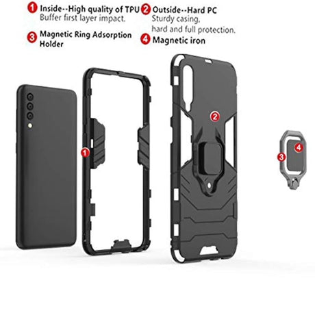 DuoLide - Funda híbrida para Huawei Mate 20 Lite, 2 en 1
