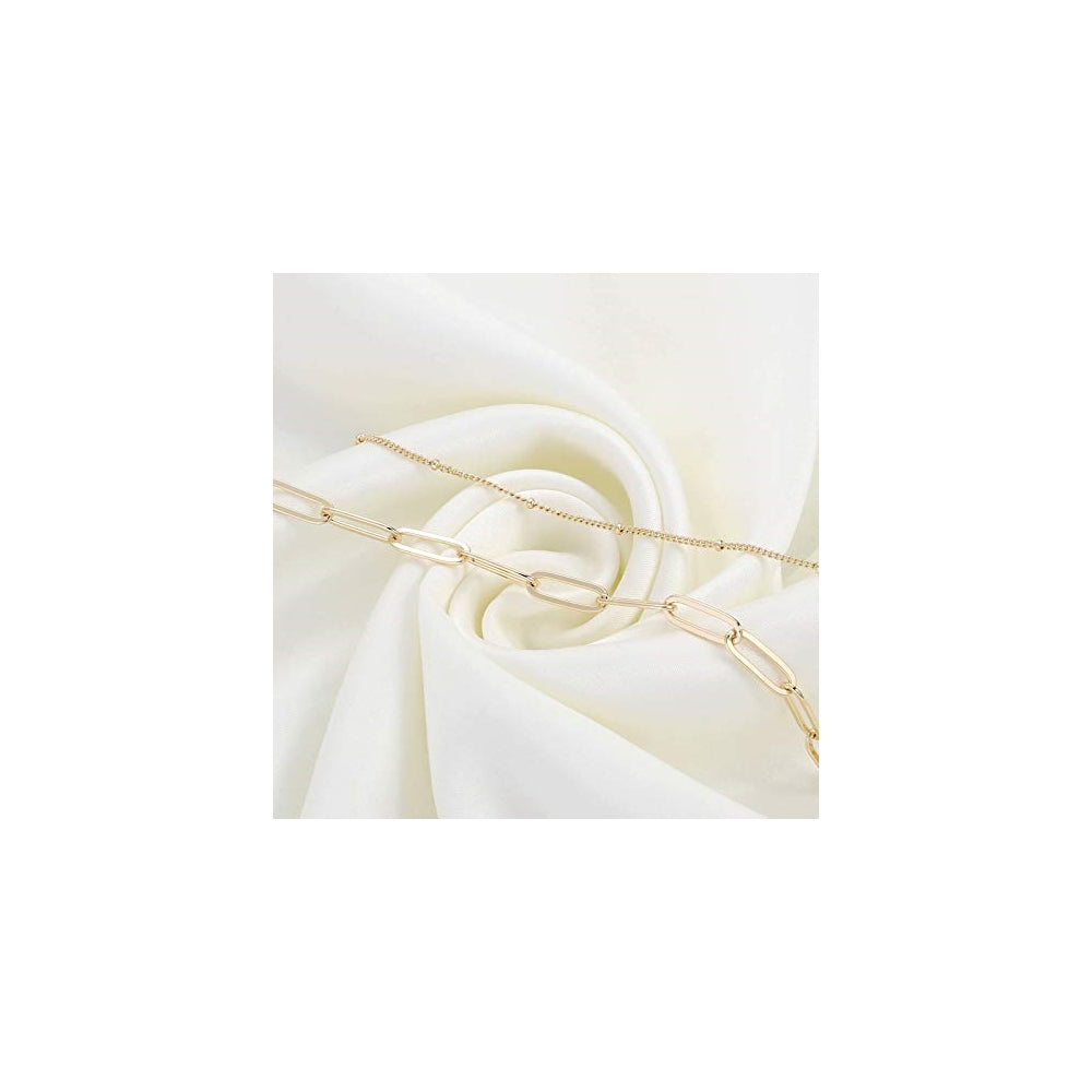 Pulseras y tobilleras delicada de oro para mujer