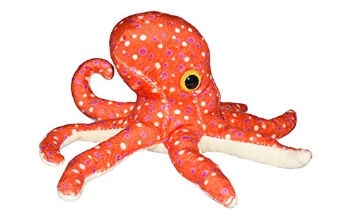 Peluche diseño de Pulpo color naranja, 10.0in, Wild Republic