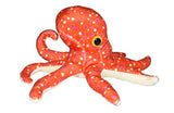 Peluche diseño de Pulpo color naranja, 10.0in, Wild Republic