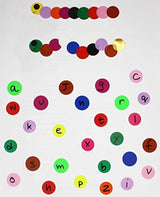 Royal Green Kids-Pegatinas redondas de colores manualidades