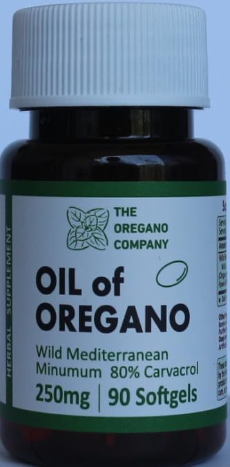 Aceite de Orégano: Cápsulas de 250 mg con Carvacrol Natural
