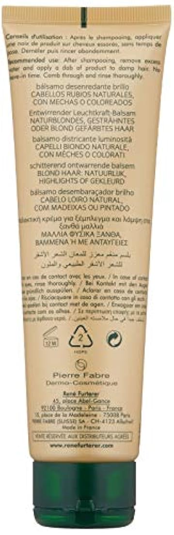 OKARA BLONDE acondicionador abrillantador, rubio natural