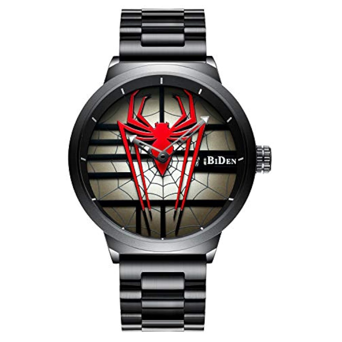 Reloj de pulsera estilo casual con diseño de Spider Man