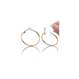 Aretes clip para mujer
