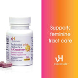 vH Essentials probióticos con prebióticos y arándano