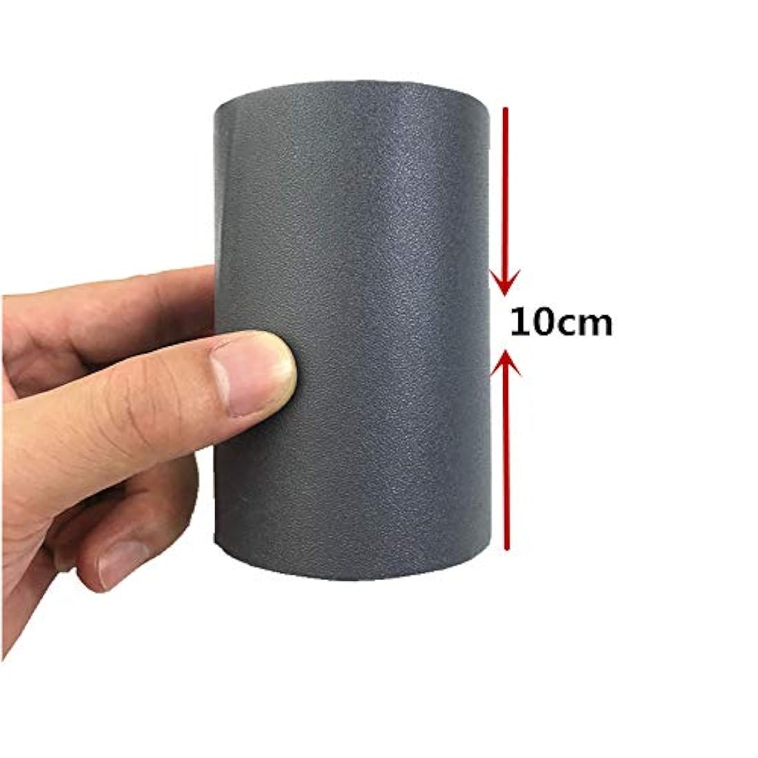 Papel pintado autoadhesivo decorativo color gris(3.9x 39.4)
