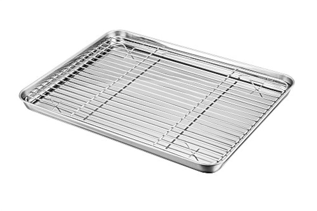 P&P Chef - Juego de bandeja de horno y bandeja para horno